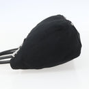 FENDI Hand Bag Nylon Black Silver Auth ki6181-3