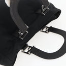 FENDI Hand Bag Nylon Black Silver Auth ki6181-6