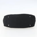 FENDI Hand Bag Nylon Black Silver Auth ki6181-5