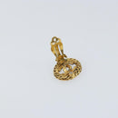 CHANEL COCO Mark Earring metal Gold CC Auth ki6182-4