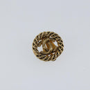 CHANEL COCO Mark Earring metal Gold CC Auth ki6182-7