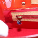 LOUIS VUITTON Monogram Vernis Reade PM Hand Bag Red Rouge M91088 LV Auth ki6184-18