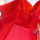 LOUIS VUITTON Monogram Vernis Reade PM Hand Bag Red Rouge M91088 LV Auth ki6184-20