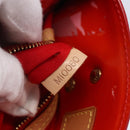 LOUIS VUITTON Monogram Vernis Reade PM Hand Bag Red Rouge M91088 LV Auth ki6184-12