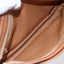 CELINE Macadam Canvas Hand Bag PVC Leather Brown Gold Auth ki6186-11