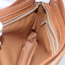 CELINE Macadam Canvas Hand Bag PVC Leather Brown Gold Auth ki6186-20