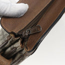 GUCCI GG Supreme Web Sherry Line Bag PVC Beige Gold 904 02 013 Auth ki6187-15