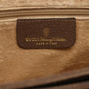 GUCCI GG Supreme Web Sherry Line Bag PVC Beige Gold 904 02 013 Auth ki6187-16