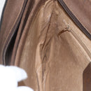 GUCCI GG Supreme Web Sherry Line Bag PVC Beige Gold 904 02 013 Auth ki6187-20