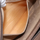 GUCCI GG Supreme Web Sherry Line Bag PVC Beige Gold 904 02 013 Auth ki6187-21