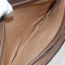 GUCCI GG Supreme Web Sherry Line Bag PVC Beige Gold 904 02 013 Auth ki6187-22