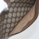 GUCCI GG Supreme Web Sherry Line Bag PVC Beige Gold 904 02 013 Auth ki6187-24