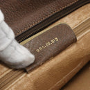 GUCCI GG Supreme Web Sherry Line Bag PVC Beige Gold 904 02 013 Auth ki6187-25