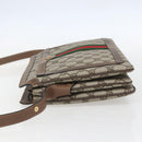 GUCCI GG Supreme Web Sherry Line Bag PVC Beige Gold 904 02 013 Auth ki6187-4