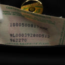 BOTTEGA VENETA INTRECCIATO Hand Bag Satin Black Gold Auth ki6189-11