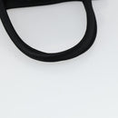 BOTTEGA VENETA INTRECCIATO Hand Bag Satin Black Gold Auth ki6189-7