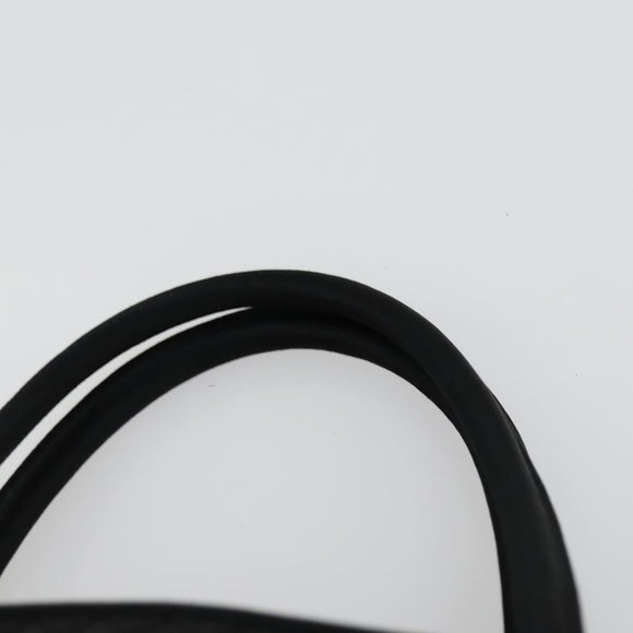 BOTTEGA VENETA INTRECCIATO Hand Bag Satin Black Gold Auth ki6189