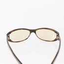 SAINT LAURENT Gucci Sunglasses plastic metal 4 Set Brown Red Auth ki6190-9