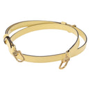 LOUIS VUITTON Adjustable Shoulder Strap Vernis 39.4""-46.5"" Beige Auth ki6191-2