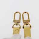 LOUIS VUITTON Adjustable Shoulder Strap Vernis 39.4""-46.5"" Beige Auth ki6191-7