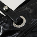 CHANEL Paris Biarritz Tote Bag Patent leather Black CC Auth ki6192-9