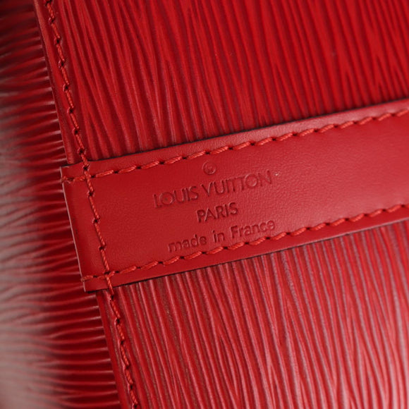 LOUIS VUITTON Epi Petit Noe Shoulder Bag Red M44107 LV Auth ki6194V