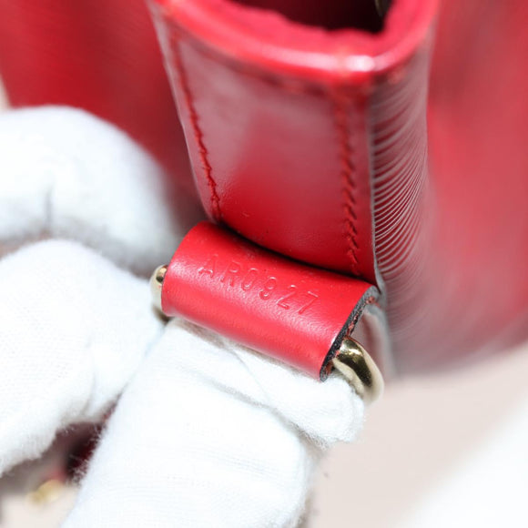 LOUIS VUITTON Epi Petit Noe Shoulder Bag Red M44107 LV Auth ki6194A