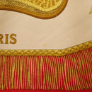 HERMES Carre 90 Scarf Silk Red Auth ki6200-11