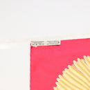 HERMES Carre 90 Scarf Silk Red Auth ki6200-13