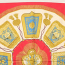 HERMES Carre 90 Scarf Silk Red Auth ki6200-3