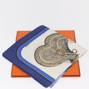 HERMES Carre 90 Scarf ""GRAND APPARAT"" Silk Blue Auth ki6201-15