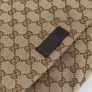 GUCCI GG Canvas Shoulder Bag Beige Silver 146236 Auth ki6202-14