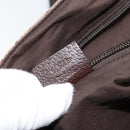 GUCCI GG Canvas Shoulder Bag Beige Silver 146236 Auth ki6202-22