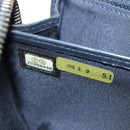 CHANEL 2.55 Zip Around Wallet Denim Blue Gold CC Auth ki6204M-11