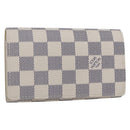 LOUIS VUITTON Damier Azur Portefeuille Tresol Wallet N61744 LV Auth ki6205-1
