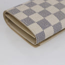 LOUIS VUITTON Damier Azur Portefeuille Tresol Wallet N61744 LV Auth ki6205-11