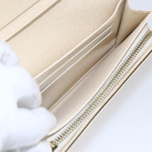 LOUIS VUITTON Damier Azur Portefeuille Tresol Wallet N61744 LV Auth ki6205