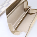 LOUIS VUITTON Damier Azur Portefeuille Tresol Wallet N61744 LV Auth ki6205-19