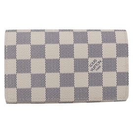 LOUIS VUITTON Damier Azur Portefeuille Tresol Wallet N61744 LV Auth ki6205 - 0