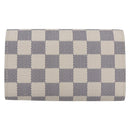 LOUIS VUITTON Damier Azur Portefeuille Tresol Wallet N61744 LV Auth ki6205-3