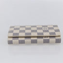 LOUIS VUITTON Damier Azur Portefeuille Tresol Wallet N61744 LV Auth ki6205-7