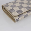 LOUIS VUITTON Damier Azur Portefeuille Tresol Wallet N61744 LV Auth ki6205-9