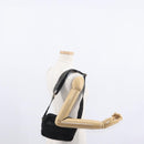 PRADA Shoulder Bag Nylon Leather Black Gold Auth ki6206-26