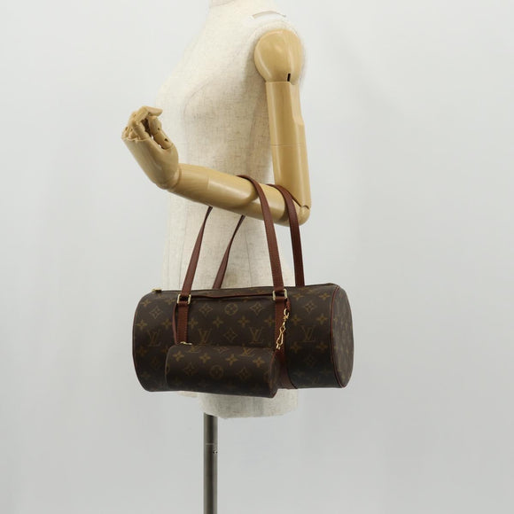 LOUIS VUITTON Monogram Papillon 30 Hand Bag M51385 LV Auth ki6208V