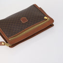 CELINE Macadam Canvas Clutch Bag 3 Set Beige Brown Auth ki6215-5