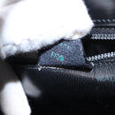 CELINE Hand Bag Leather Black Gold Auth ki6217-11