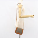 Christian Dior Shoulder Bag Coated Canvas Gray Gold Auth ki6220-20