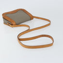 Christian Dior Shoulder Bag Coated Canvas Gray Gold Auth ki6220-7