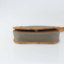 Christian Dior Shoulder Bag Coated Canvas Gray Gold Auth ki6220-5