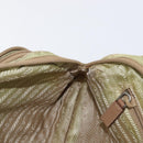 PRADA Shoulder Bag Nylon Beige Silver Auth ki6222-24